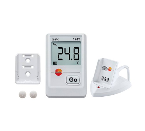 Комплект testo 174T - 1-канальный мини-логгер данных температуры с USB-интерфейсом Комплект testo 174T - 1-канальный мини-логгер данных температуры с USB-интерфейсом