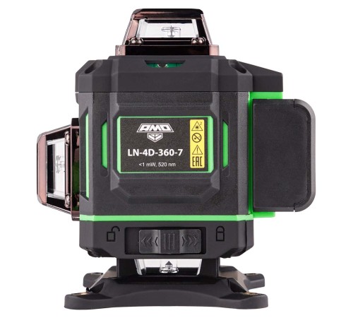 Комплект лазерного уровня AMO LN 4D-360-7 и рулетка AMO R303