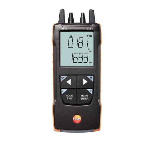 Дифференциальный манометр Testo 512-1 с подключением к приложению Дифференциальный манометр Testo 512-1 с подключением к приложению