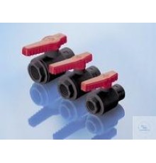 0500-0112 Шаровой кран Burkle PP, 1/2 "наружный - 1/2" внутренний, NW 15 мм