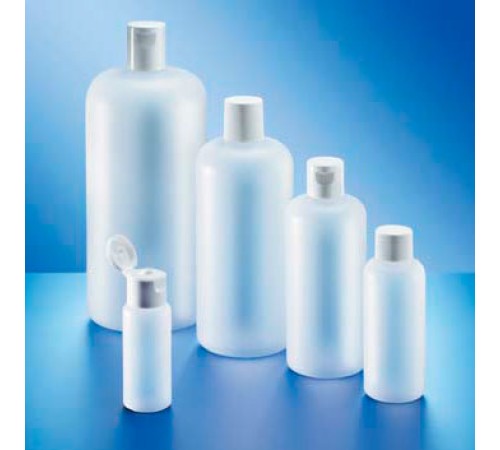 Бутыль Kautex 50 мл, HDPE, круглая, естественный цвет, с винтовой флип-крышкой Бутыль Kautex 50 мл, HDPE, круглая, естественный цвет, с винтовой флип-крышкой