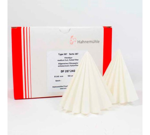 Кизельгуровые фильтры Hahnemühle 287, складчатые, Ø 185 мм Кизельгуровые фильтры Hahnemühle 287, складчатые, Ø 185 мм
