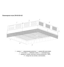 Поле ламинарное 2400х1800 с отверстием под светильник